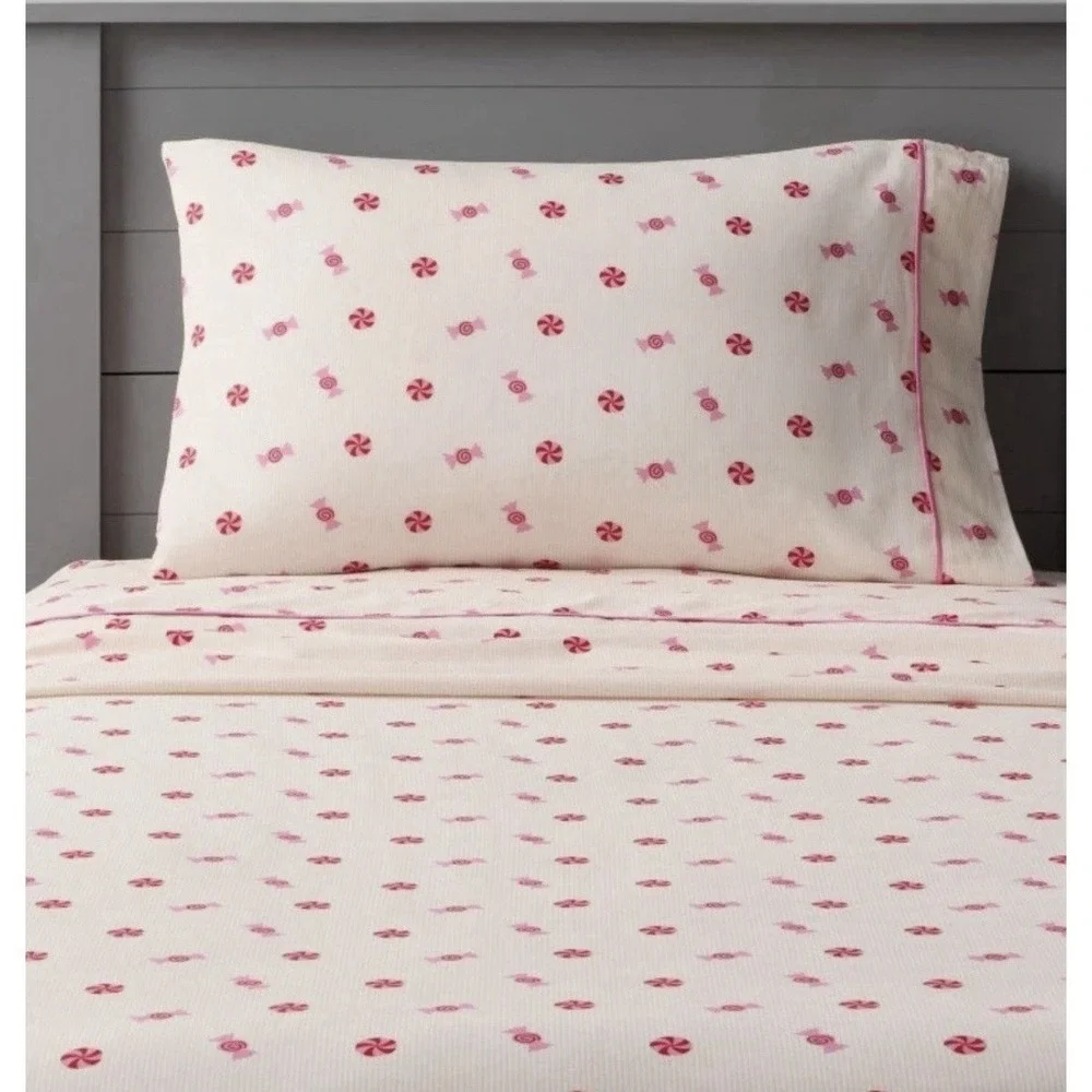 Queen Candy Stripes Kids' 100% Cotton Sheet Set - Pillowfort